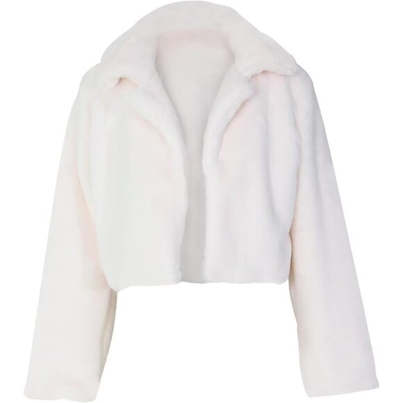 Ladies Fur Coats Fur Coat - A Stylish Winter Essential Faux Fur Cardigan Short J - Picture 4 of 7